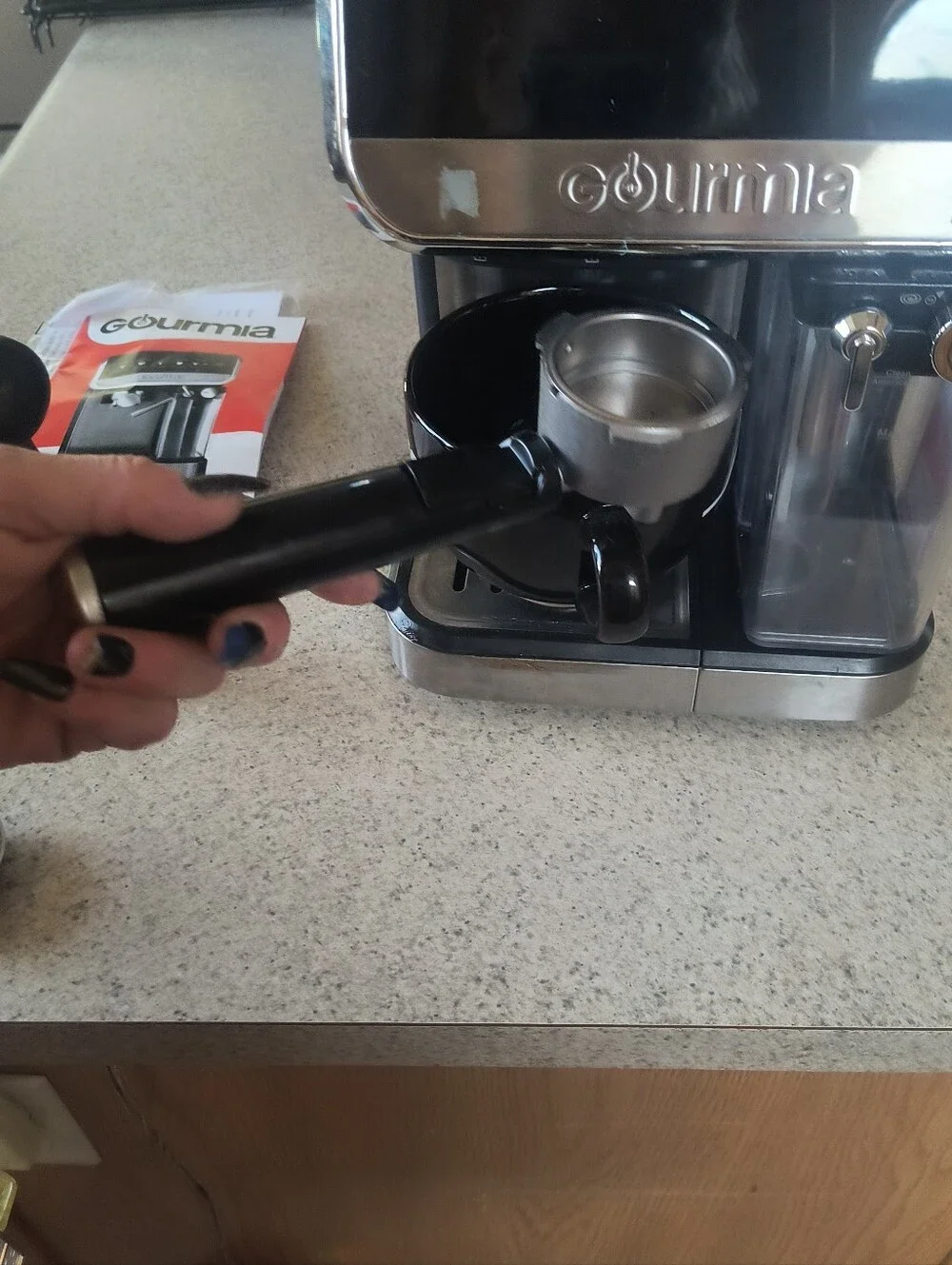 Gourmia 8 In 1, Touch Espresso/Cappuccino Machine